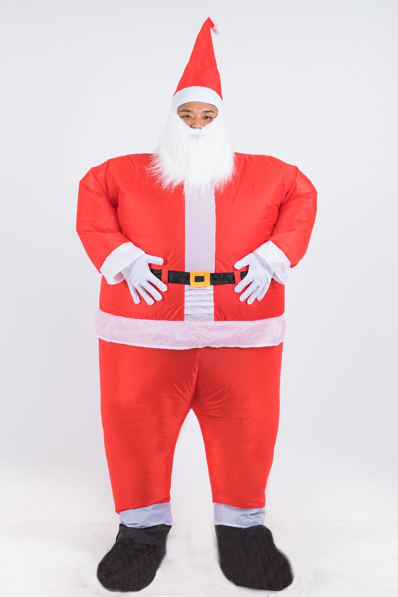 SANTA Fancy Dress Inflatable Suit -Fan Operated Costume