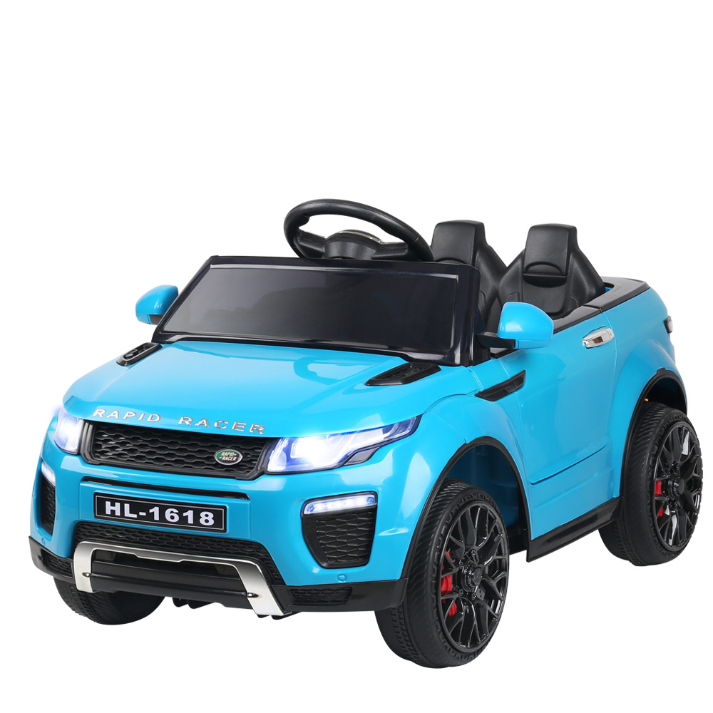 Rigo Ride On Car Toy Kids Electric Cars 12V Battery SUV Blue