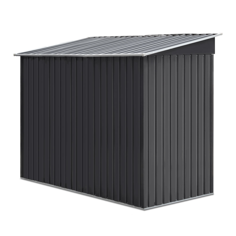 Giantz Garden Shed Outdoor Storage Sheds 2.38x1.31M Tool Metal Base House Grey