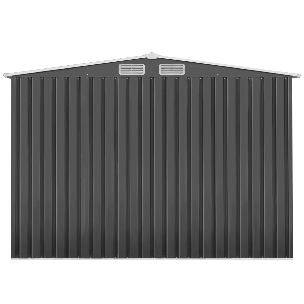 Giantz Garden Shed Outdoor Storage Sheds 2.6x3.9x2M Workshop Metal Base Grey