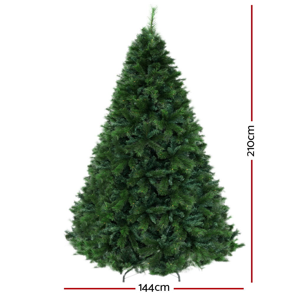 Jingle Jollys Christmas Tree 2.1M Xmas Trees Decorations Pine-Needle 1584 Tips