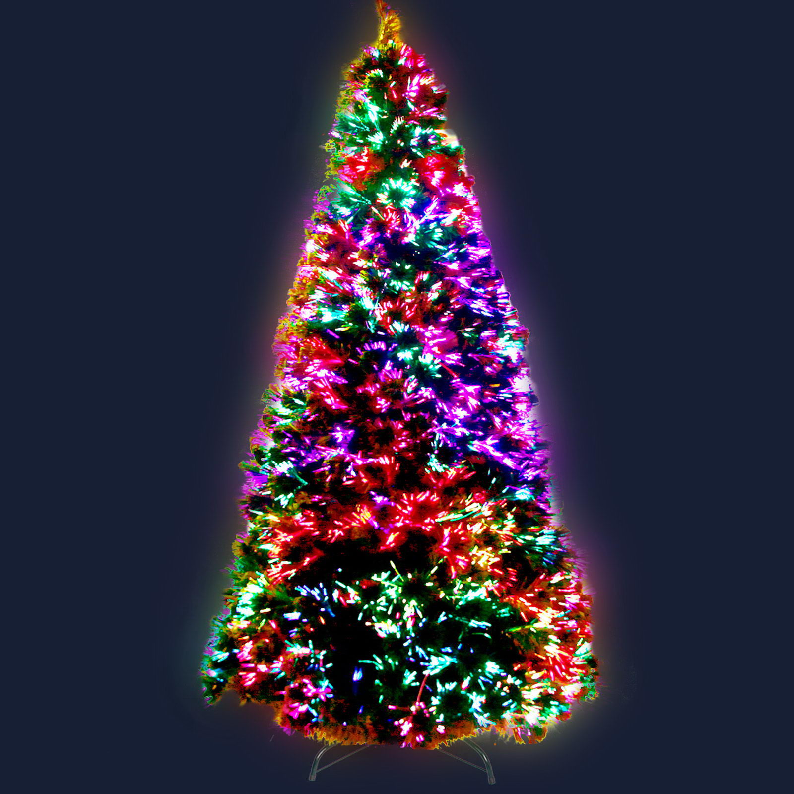 Jingle Jollys Christmas Tree 1.8M LED Xmas trees Optic Fibre Multi Colour