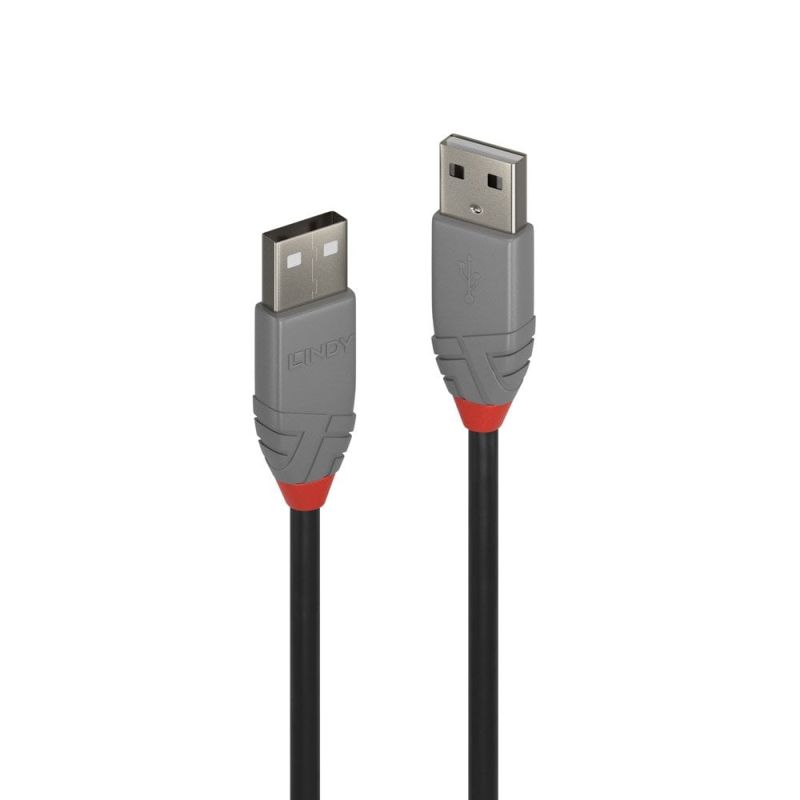 LINDY 1m USB2 A-A, Anthra Line