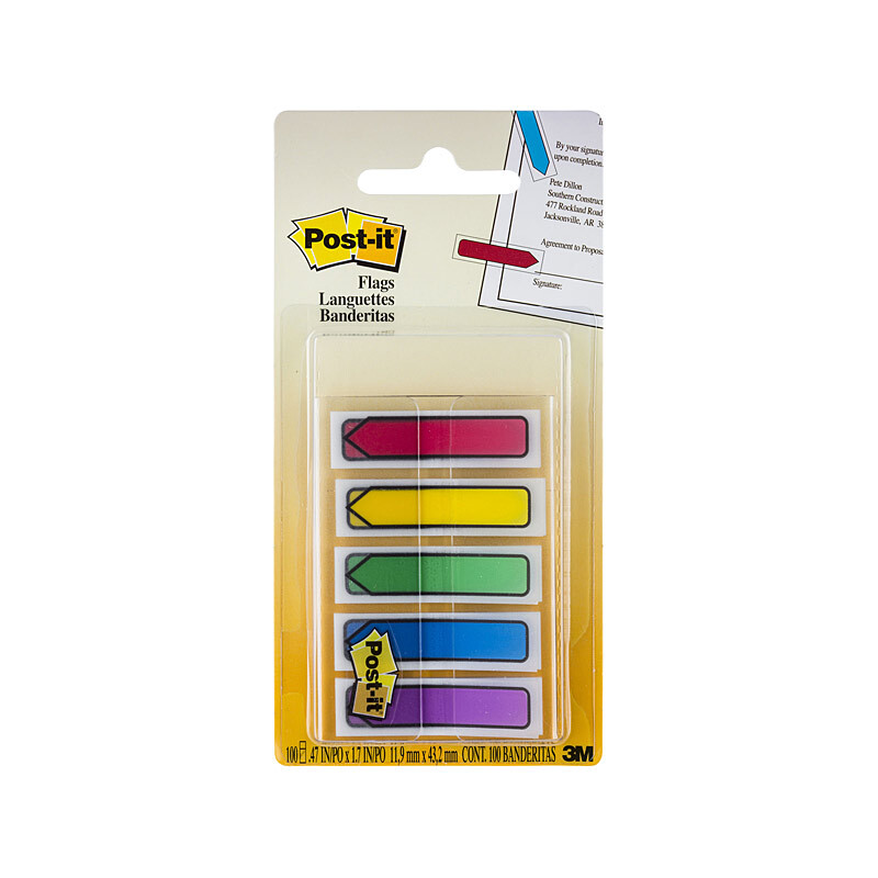 POST-IT Flag684-ARR1 12X44 Pack of 5 Box of 6