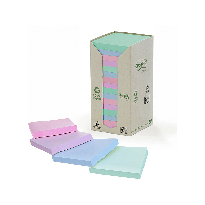 POST-IT 654-1RTP Rcy76x76 Pst Pack of 16