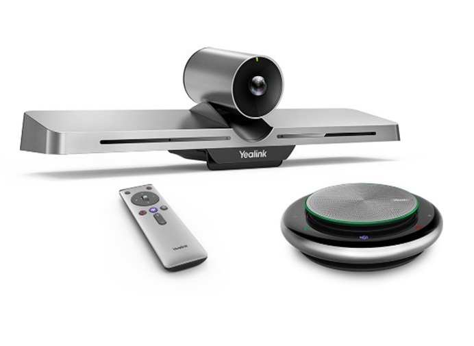 YEALINK VC210 Microsoft TEAMS Edition, Smart Video Collaboration Bar For Small & Huddle Rooms, inc CP900 Speakerphone,