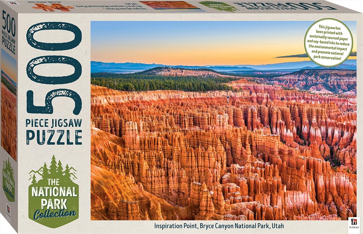 National Park Collection Jigsaw: Bryce Canyon, Utah 500 Piece Puzzle