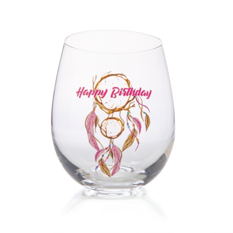 Happy Birthday Tallulah Dream Stemless Glass